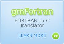 gmStudio | Fortran to C Translator | Product Overview »